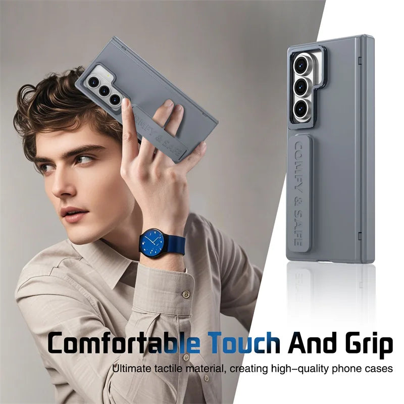 Wristband Magnetic Hinge Case For Samsung