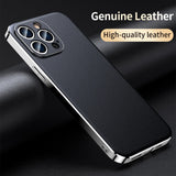 Genuine Cowhide Leather Phone Case for iPhone