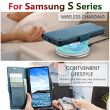 Luxury Business Leather Wallet Flip Case for Samsung