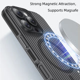 3D Corrugated Texture Magsafe Magnetic Case For iPhone