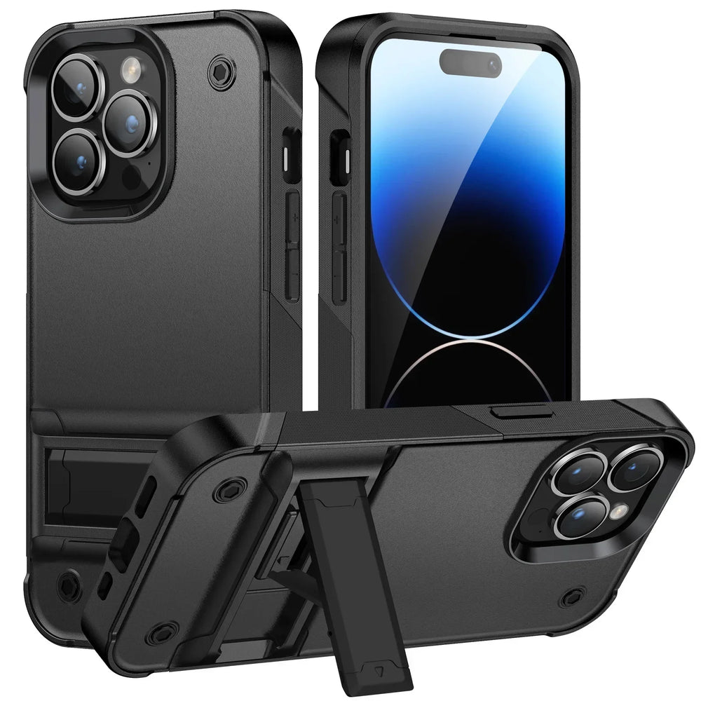 Military grade protective with stand Case For iPhone