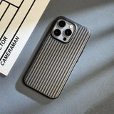 Matte Natural Titanium Grating Hard Phone Case for IPhone