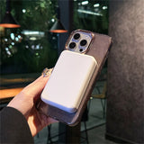 Luxury Magnetic Glitter Transparent Frame Phone Case For iPhone