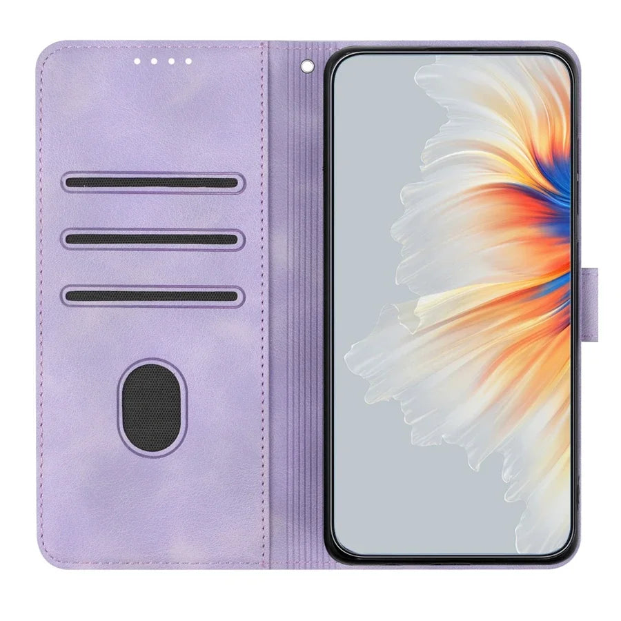 Wallet Kickstand Smile Flip Leather Case For iPhone