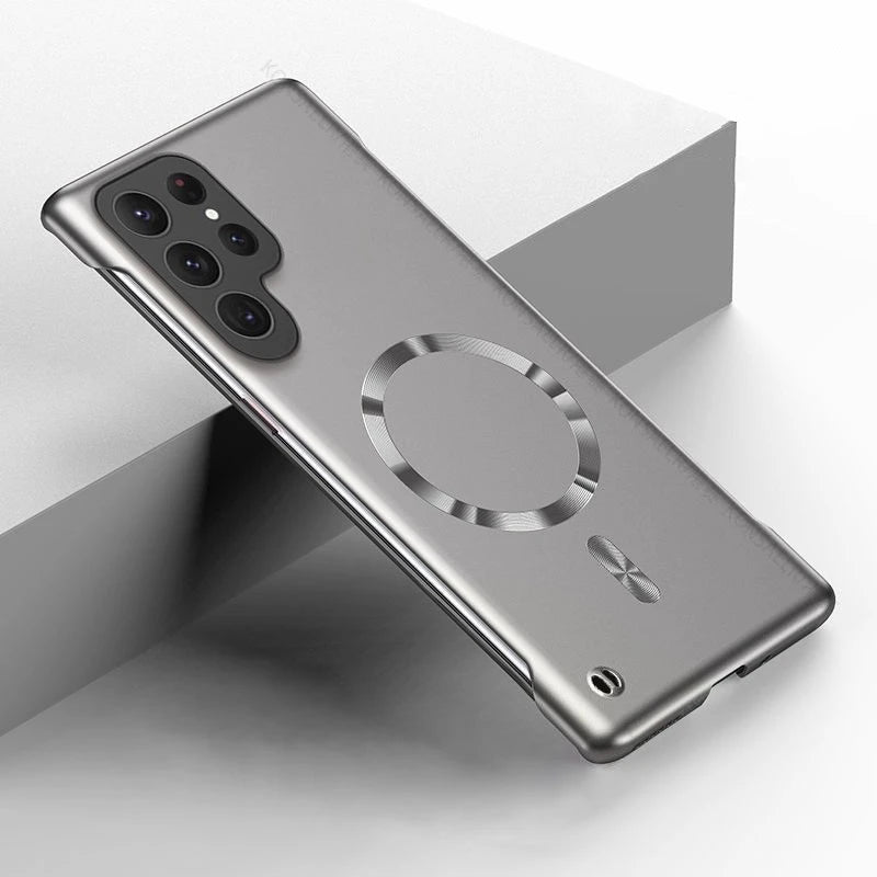 Ultra Thin Metallic Frameless Magnetic Case For Samsung