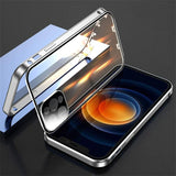 Double-Sided Glass 360°Full Protection Metal Case For IPhone