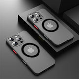 Luxury Matte For Magsafe Case For iPhone