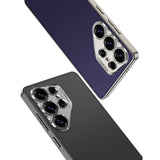 Luxury Leather Carbon Fiber PC Shockproof Phone Case For Samsung