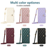 Crossbody Zipper Cards Solt Wallet Leather Case For iPhone