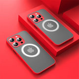 Luxury Matte For Magsafe Case For iPhone
