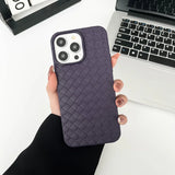 Liquid Silicone Braided Textured Phone Case for IPhone