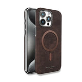 Classic Vintage Leather Magnetic Case for iPhone