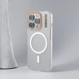Ultra Thin Frosted Barcode MagSafe Phone Case for iPhone