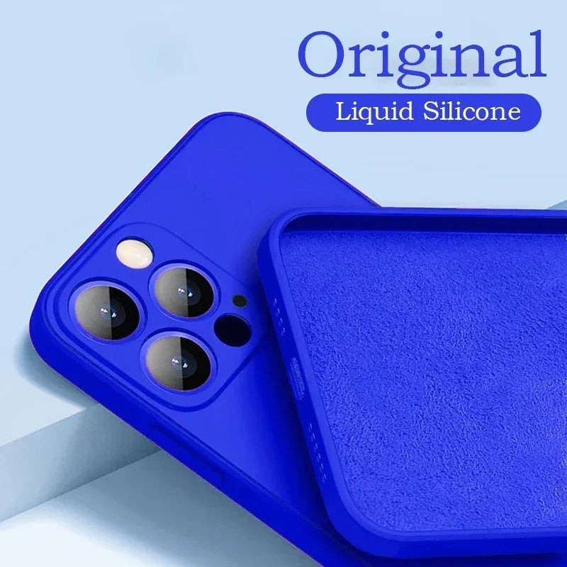 New Silicone Solid Color Fall and Collision Protection Case For IPhone