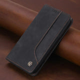 Leather Magnetic Flip Wallet Case For Samsung