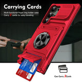 Heavy Duty Drop Protection Wallet Case For Samsung