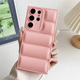Candy Color Soft Down Jacket Case For Samsung Galaxy