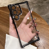 Plating Armor Transparent Case For Samsung