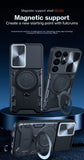 Magnetic Ring Holder Armor Shockproof Case For Samsung