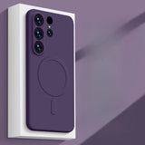 Liquid Silicone For Magsafe Magnetic Case For Samsung Galaxy