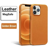 Luxury Leather MagSafe Case for  iPhone