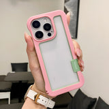 Contrasting Colors Borderless Frame Case For iPhone