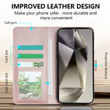 Wallet With Card Slot Magnetic Flip Leather Case For Samsung
