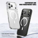 Luxury Clear Shockproof Magsafe Magnetic Case For iPhone