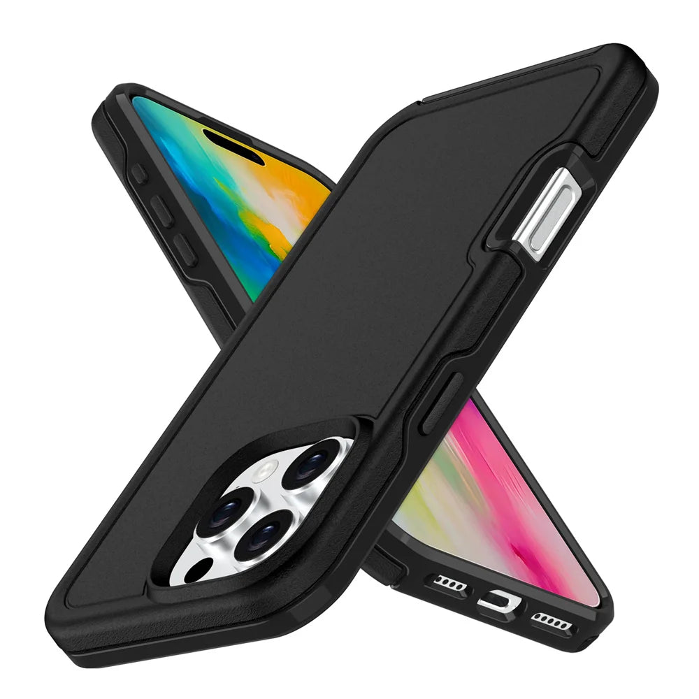 Dual Layer Protection Armour Magnetic Case For iPhone