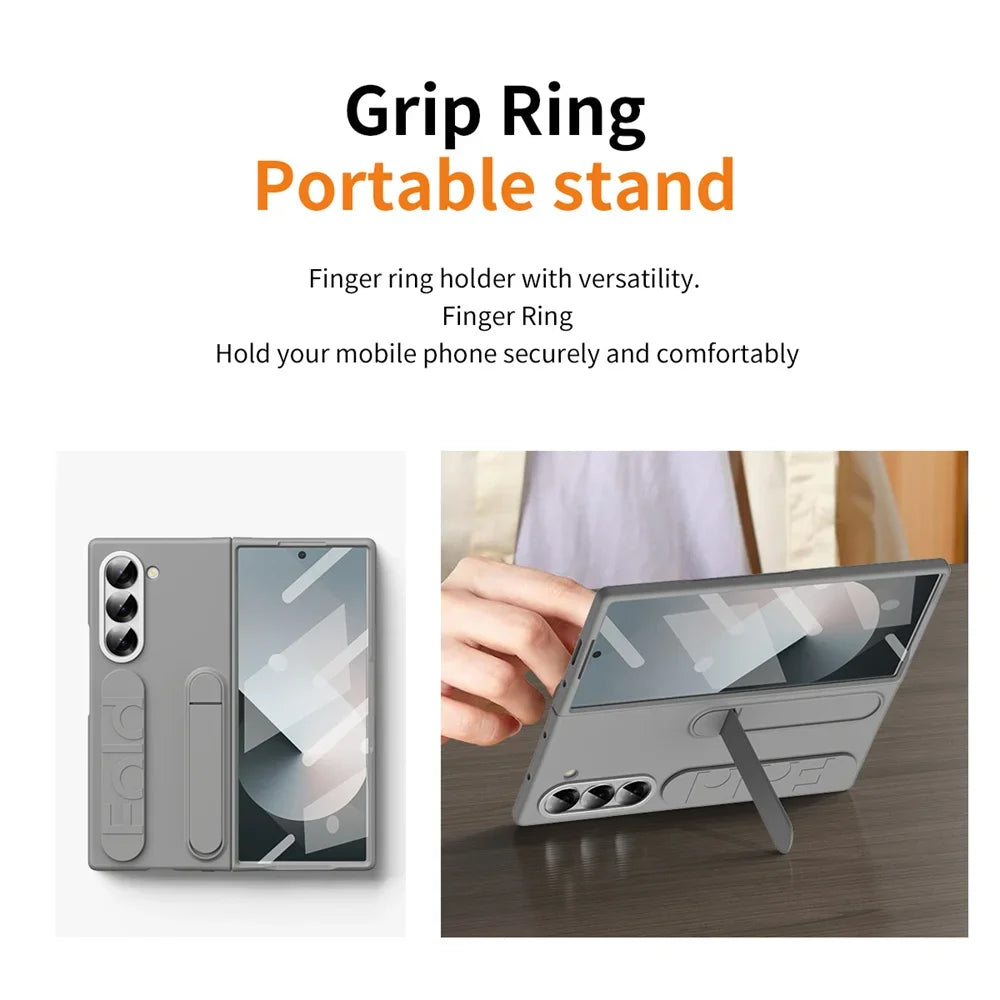 Luxury Silicone Wristband Invisible Bracket Case for Samsung