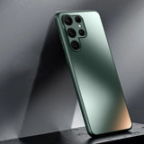 Luxury AG Silicone Matte Glass Case For Samsung Galaxy