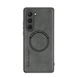 Magnetic For Magsafe Leather Case For Samsung Galaxy