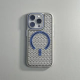 Ultrathin Frosted Geometric Elements MagSafe Case For iPhone