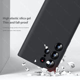 Liquid Soft Silicone Case For Samsung
