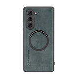 Magnetic For Magsafe Leather Case For Samsung Galaxy