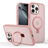 Shockproof Magnetic Kickstand Matte Case For iPhone