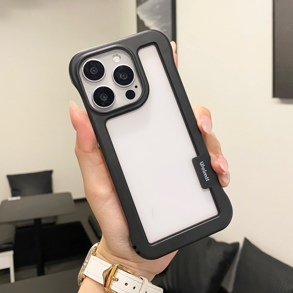 Contrasting Colors Borderless Frame Case For iPhone