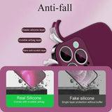New Silicone Solid Color Fall and Collision Protection Case For IPhone