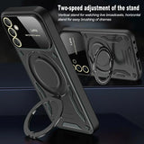 Shockproof Magnetic Ring Stand Armor Case For Samsung