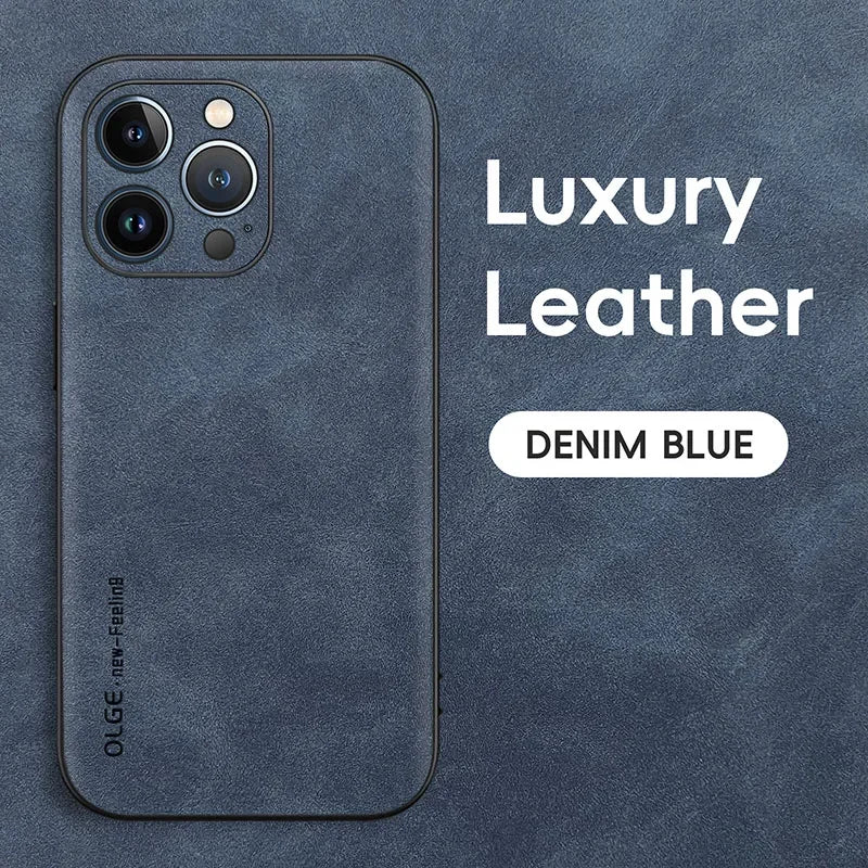 Luxury Leather Phone Case For iPhone