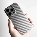 Matte Natural Titanium Grating Hard Phone Case for IPhone