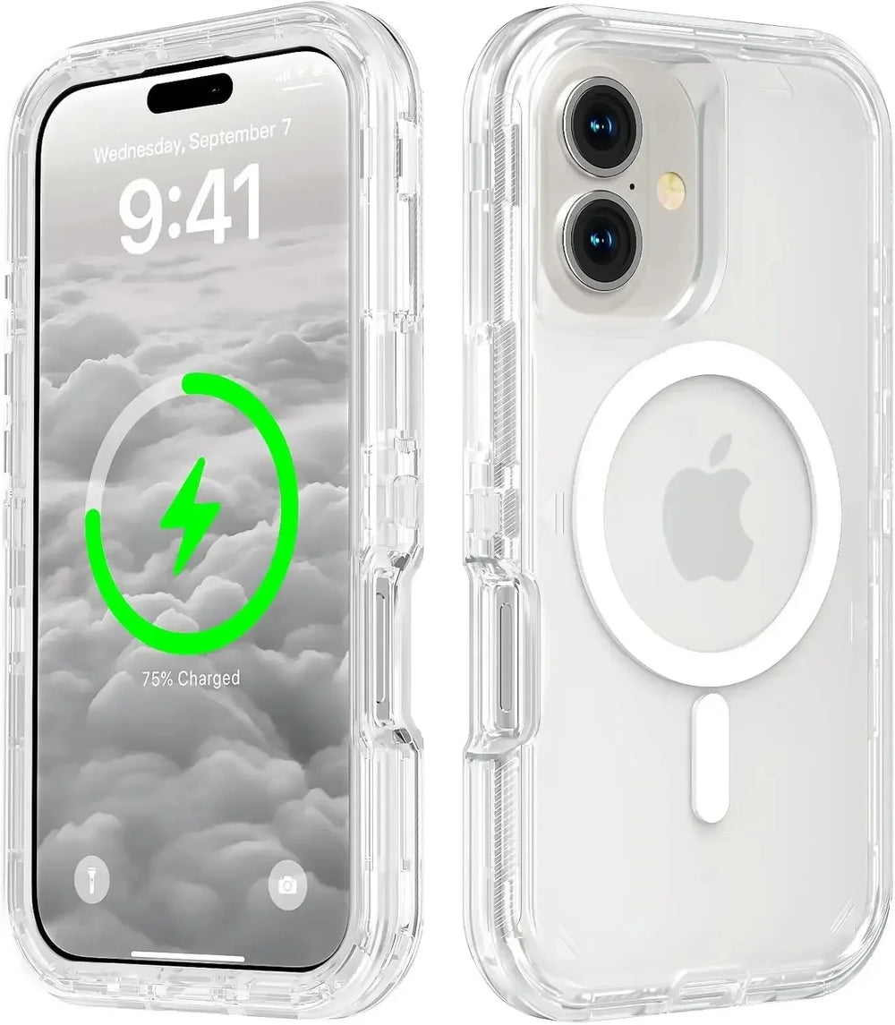 Original Otter Armor Box Defender Magsafe Clear Case For IPhone