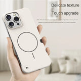 Ultra Thin Frameless Magnetic Case For iPhone