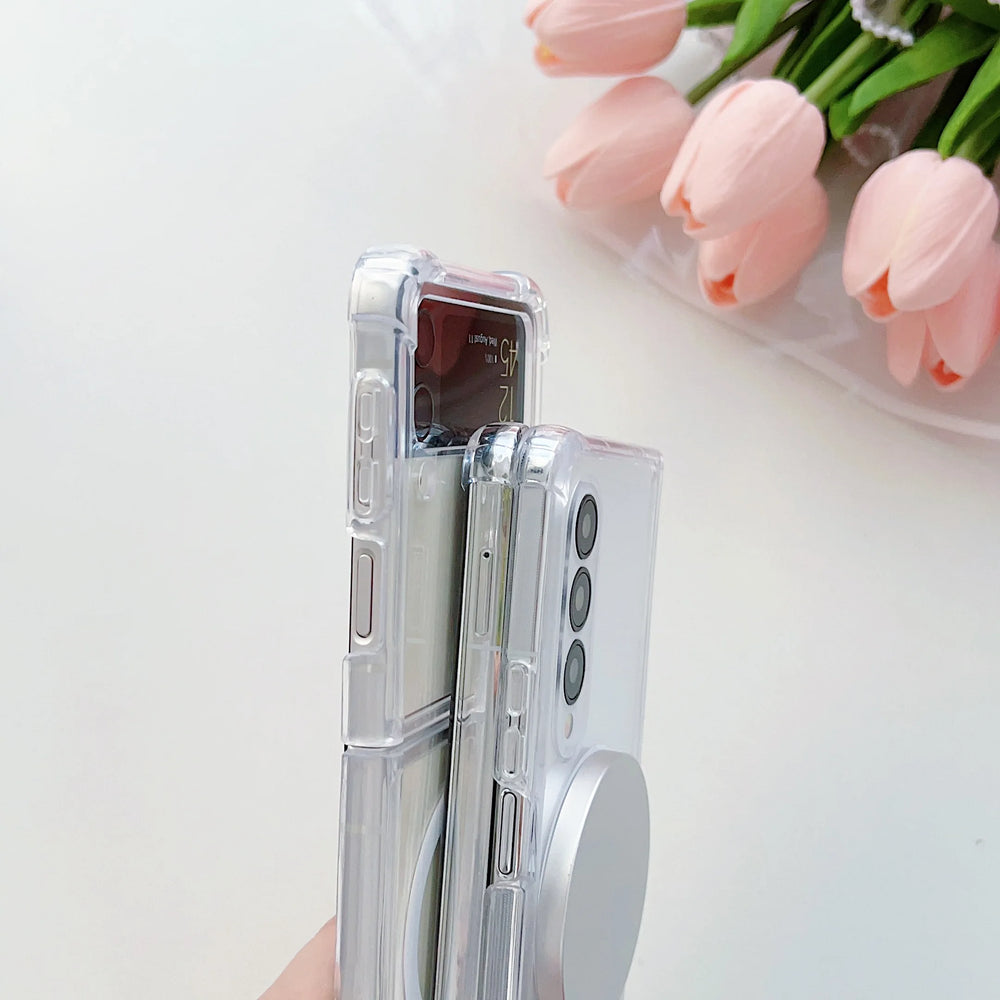Transparent Shockproof Magsafe Case For Samsung