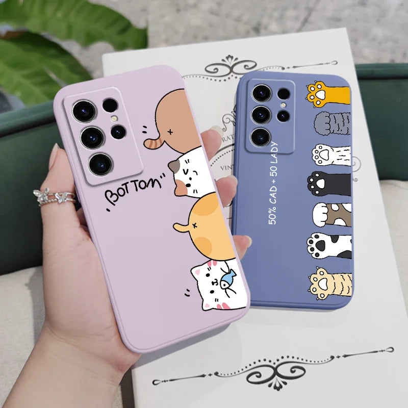 Cat Litter Phone Case For Samsung