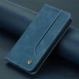 Leather Magnetic Flip Wallet Case For Samsung