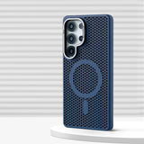 Honeycomb Mesh Cooling Magnetic Bumper Case for Samsung