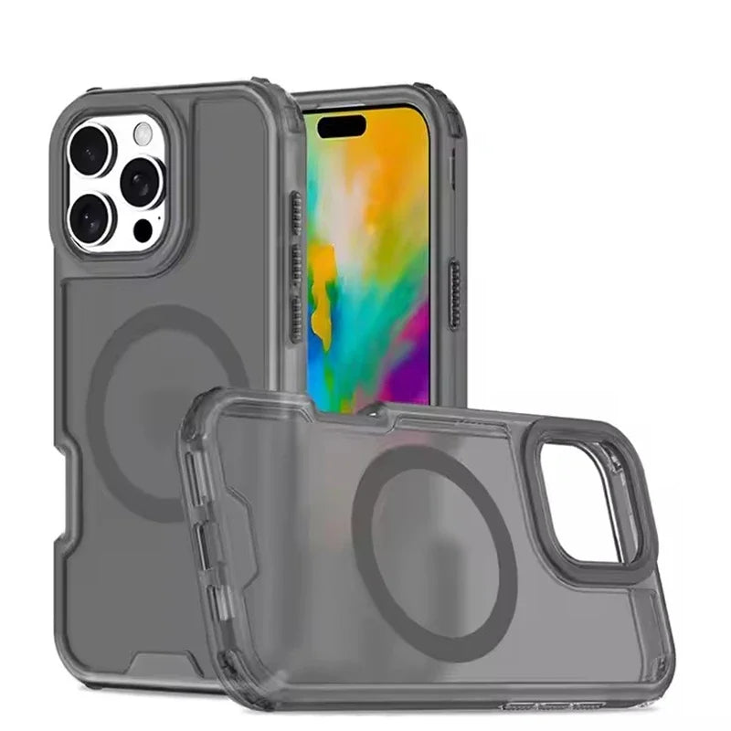 3 in 1 Magnetic Heavy Duty Armor Case for Magsafe IPhone