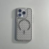 Ultrathin Frosted Geometric Elements MagSafe Case For iPhone
