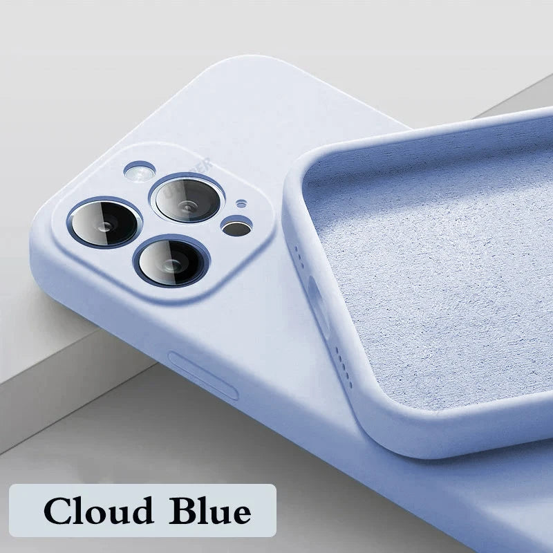 New Silicone Solid Color Fall and Collision Protection Case For IPhone